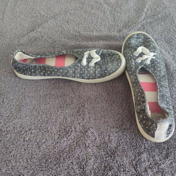 Roxy Big Girl Heatherd Slip on Loafer Sneaker. - Picture 3 of 3